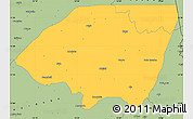 Savanna Style Simple Map of Monguno