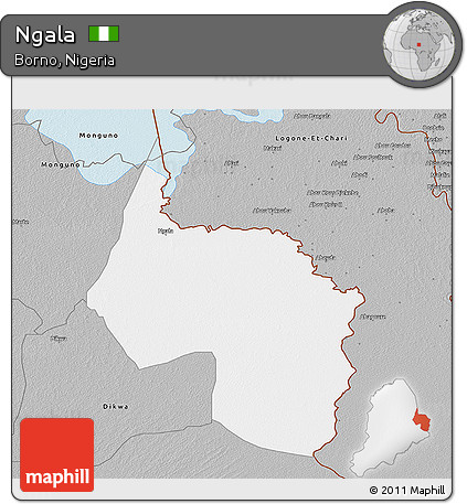 Gray 3D Map of Ngala