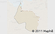 Shaded Relief 3D Map of Ngala, lighten