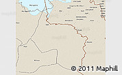 Shaded Relief 3D Map of Ngala