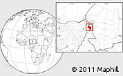Blank Location Map of Ngala