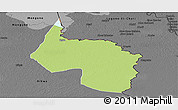 Physical Panoramic Map of Ngala, darken, desaturated
