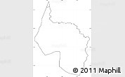 Blank Simple Map of Ngala, cropped outside, no labels
