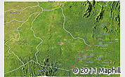 Satellite 3D Map of Ikom