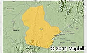 Savanna Style 3D Map of Ikom