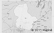 Silver Style 3D Map of Ikom