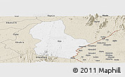 Classic Style Panoramic Map of Ikom