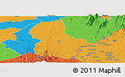 Political Panoramic Map of Ikom