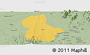 Savanna Style Panoramic Map of Ikom