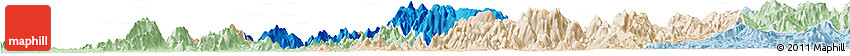 Political Horizon Map of Obanliku, lighten