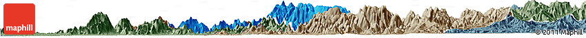 Political Horizon Map of Obanliku, semi-desaturated