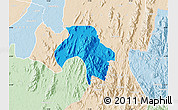 Political Map of Obanliku, lighten