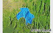 Political Map of Obanliku, satellite outside