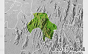Satellite Map of Obanliku, lighten, desaturated