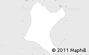 Silver Style Simple Map of Obudu