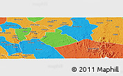Political Panoramic Map of Yakurr