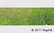 Satellite Panoramic Map of Yakurr