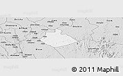 Silver Style Panoramic Map of Yakurr