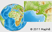 Physical Location Map of NdokwaWe, highlighted parent region