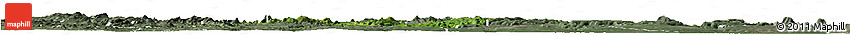 Satellite Horizon Map of Akoko-Ed, semi-desaturated