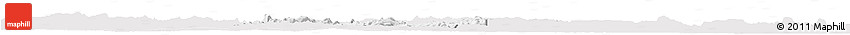 Silver Style Horizon Map of Akoko-Ed, single color outside