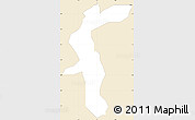 Classic Style Simple Map of EsanCent, single color outside