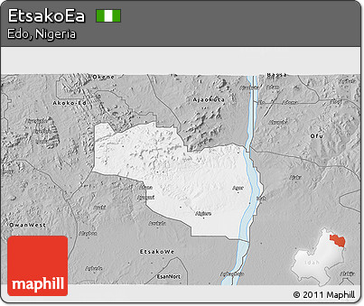 Gray 3D Map of EtsakoEa