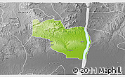 Physical 3D Map of EtsakoEa, desaturated