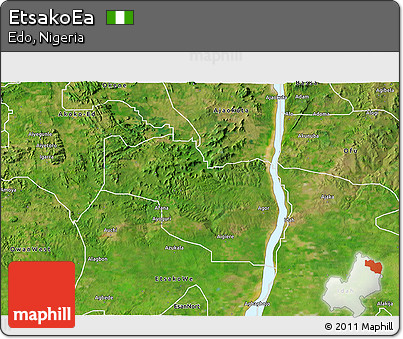 Satellite 3D Map of EtsakoEa