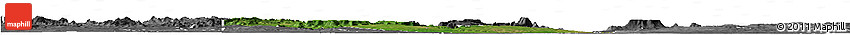 Satellite Horizon Map of EtsakoEa, desaturated