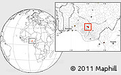 Blank Location Map of EtsakoEa, highlighted parent region
