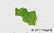 Satellite Map of EtsakoEa, single color outside