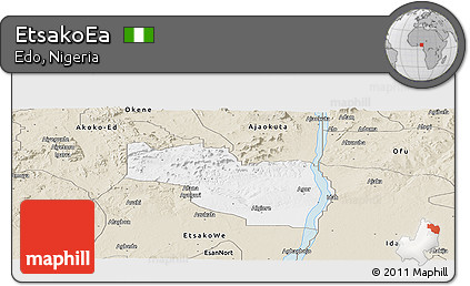 Classic Style Panoramic Map of EtsakoEa