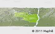 Physical Panoramic Map of EtsakoEa, semi-desaturated