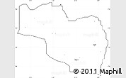 Blank Simple Map of EtsakoEa, cropped outside