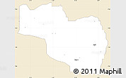 Classic Style Simple Map of EtsakoEa, single color outside