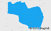 Political Simple Map of EtsakoEa, single color outside