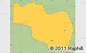 Savanna Style Simple Map of EtsakoEa, single color outside