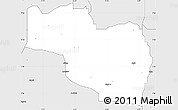 Silver Style Simple Map of EtsakoEa