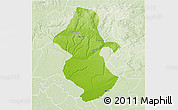 Physical 3D Map of Orhionmw, lighten