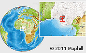 Physical Location Map of Orhionmw, highlighted country, highlighted parent region