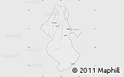 Silver Style Map of Orhionmw, single color outside
