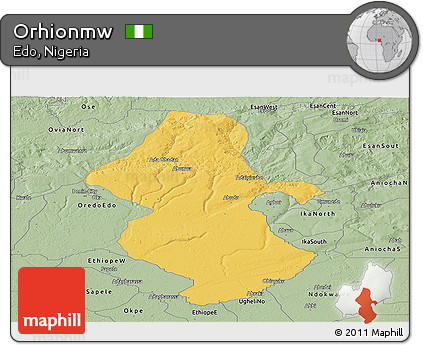 Savanna Style Panoramic Map of Orhionmw