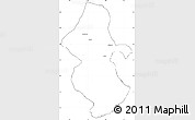 Blank Simple Map of Orhionmw, cropped outside
