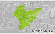 Physical 3D Map of OviaNort, lighten, desaturated