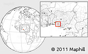 Blank Location Map of OviaNort, within the entire country