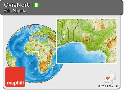Physical Location Map of OviaNort