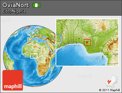 Physical Location Map of OviaNort