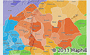 Political Shades 3D Map of Enugu