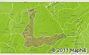 Satellite 3D Map of Abakalik, physical outside